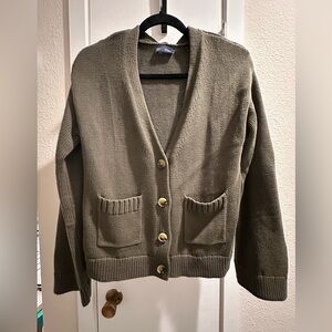 Gap pocket cardigan